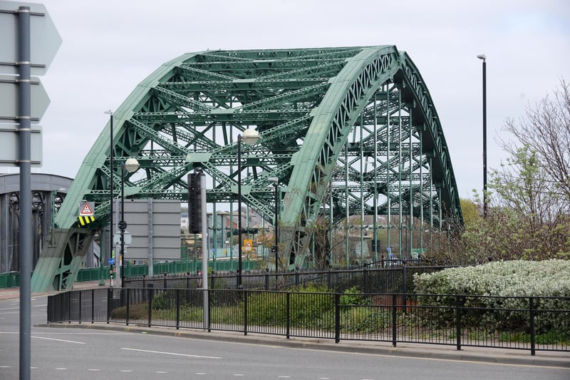 Pass under the Wearmouth Bridge and through the stone archway - following the coast to coast blue sign. The Wearmouth Bridge first opened on August 9, 1796. Prior to its construction the river could only be crossed by ferry or at the nearest bridge at Chester-le-Street.