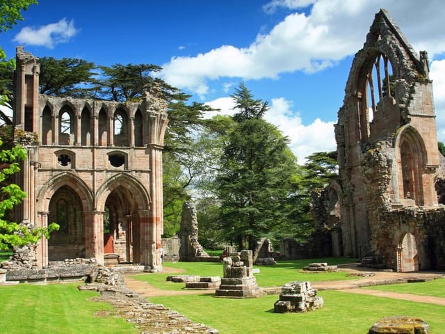 Nestled on the banks of the River Tweed in the Scottish Borders, this medieval ruin dates back to 1150. Open from late August.