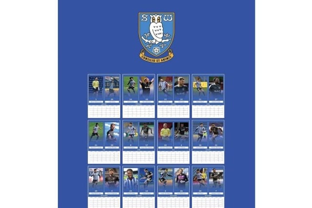 The official Sheffield Wednesday 2021 calendar is packed with great images of your favourite players and also includes monthly date references to allow fans to keep track of matches and fixtures all next year. Price £9.99 from SWFC's online shop or Calendar Club (www.calendarclub.co.uk).