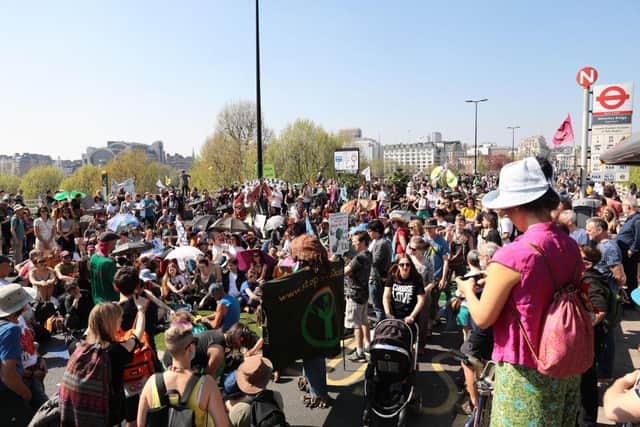Extinction Rebellion protests in London in 2019. (Photo by Jack Taylor/Getty Images)