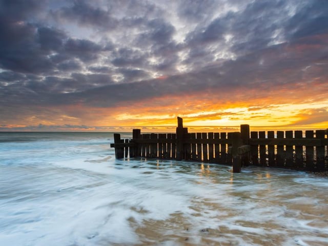 Trimingham is a secluded beach, which is located at the end of a steep narrow lane. The pretty beach is a great spot for dog walkers, fans of watersports and anglers (Photo: Shutterstock)
