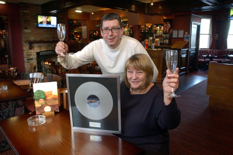 Ian Watson and Sheila Robson were celebrating their national award for the best pub refurbishment at the Grey Horse in East Boldon in 2006.