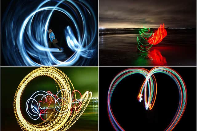 Alnwick and District Camera Club 'Painting with Light'.