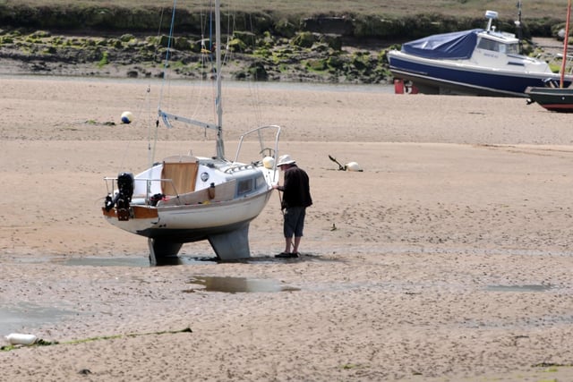 Low tide in Alnmouth.