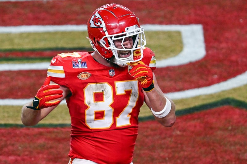 And finally we have Mahomes team mate and Kansas City Chiefs tight end Travis Kelce (or Taylor Swift's boyfriend to those who don't watch NFL) who completes the top 10.