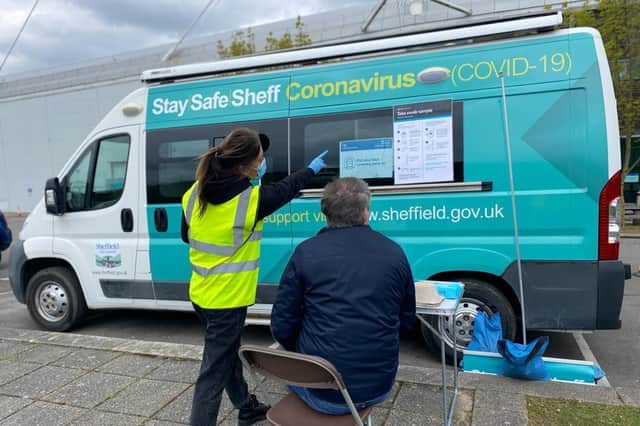 Sheffield's new Community Covid Bus