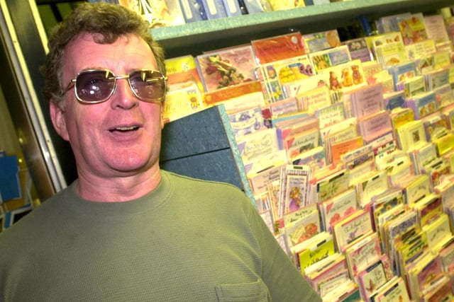 Doncaster Market stall holder Mick Maye, who is president of tthe Doncaster Branch of the National Market Traders Federation back in 2000