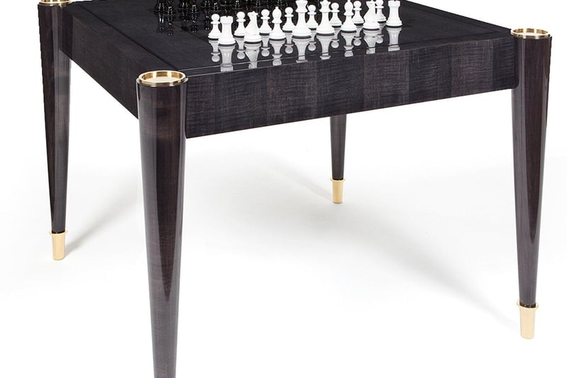 It nearly costs as much as the Downing Street flat reno budget, but we are 90 per cent sure Mr Johnson and his fiancee considered adding this games table to their humble abode after watching Netflix’s The Queen’s Gambit.