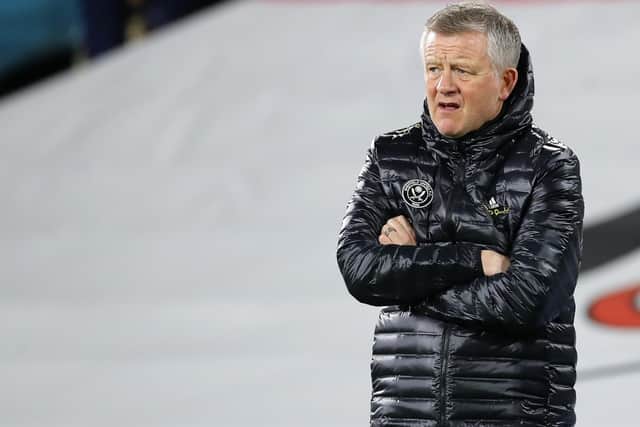 Chris Wilder admits United have it all to do to keep their place in the Premier League from now on: David Klein/Sportimage