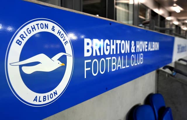 The Amex Stadium, the home of Brighton and Hove Albion Football Club. (Photo by Andy Rain - Pool/Getty Images)