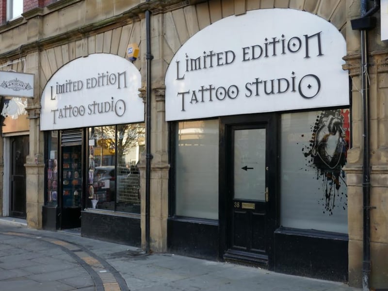 Limited Edition Tattoo Studio, 37-38 High Street, DN1 1DL. Rating: 4.8/5 (based on 89 Google Reviews). "Beautiful 3rd tattoo here, Sonny was fantastic. Very calming and did a brilliant job to achieve the tattoo I wanted."