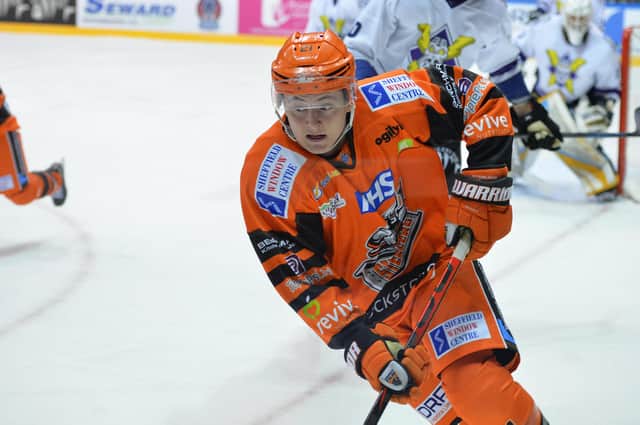 Young Sheffield Steelers star Alex Graham has come in for individual praise from coach Aaron Fox. Pic: Dean Woolley