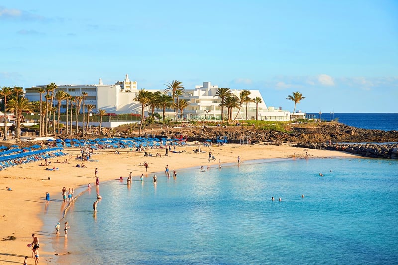 Lanzarote sees average temperatures of 26.8 °C in October, according to the Met Office - making it one of Edinburgh Airport's warmest and brightest spots to visit during the October half-term

(Image credit: Getty Images/Canva Pro)