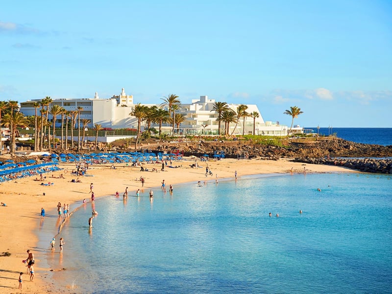 Lanzarote sees average temperatures of 26.8 °C in October, according to the Met Office - making it one of Edinburgh Airport's warmest and brightest spots to visit during the October half-term
(Image credit: Getty Images/Canva Pro)
