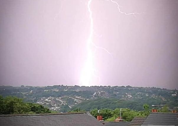 This moody, purple-toned picture taken in Woodseats shows how a lightning bolt struck the city in between powerful thunderstorms. Will Ellison snapped this shot from his home on Haughton Road, looking towards Ecclesall as the thunder erupted on Tuesday evening.