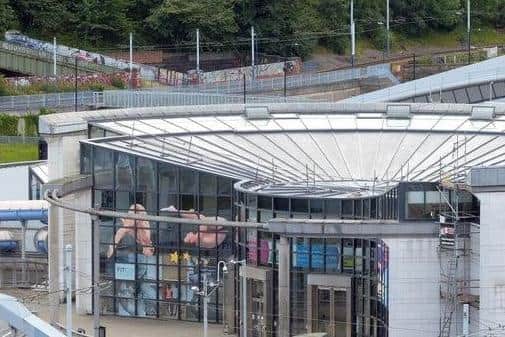 Two men have been jailed after they raided the Ponds Forge sports centre, pictured, on Sheaf Street, in Sheffield.