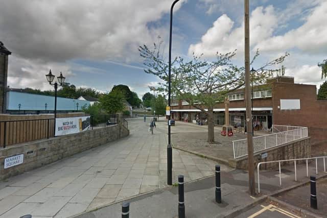 Market Square in Woodhouse, Sheffield, where a woman and two men were injured after a fight broke out on Saturday, August 13. Photo: Google