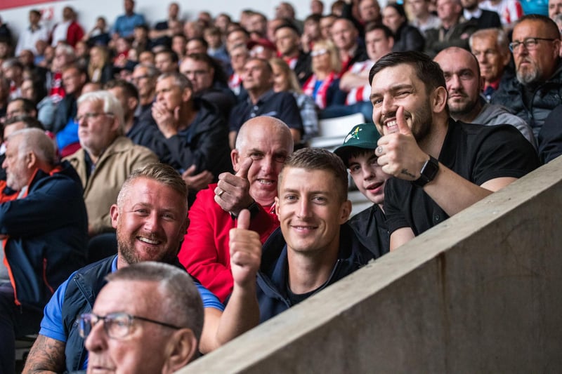 It was the first time since March 2020 that a crowd of around 30,000 attended a game at the SOL. Were you there? Picture: Josh Bewick Photography.