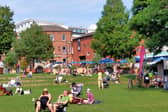 File photo of Devonshire Green from August 2022. The Sheffield park will be host to a big screen and free fringe festival for the Eurovision Song Contest 2023.
