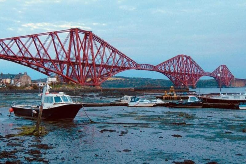 This picture of the Forth Bridge from the old boat yard at North Queensferry was taken by Sheena-Ann Brown.