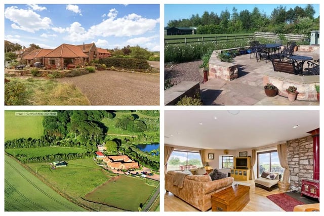 This traditional sandstone steading conversion is located only six miles southeast of Haddington and sits on approximately four acres of land. It comes complete with endless, idyllic gardens and rural views, as well as impressive equestrian facilities comprising four extra-large loose boxes, a tack room, a hay shed and three paddocks.

On the market for 565,000 GBP