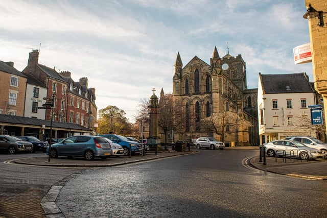 Hexham was the only location in the north east to make it into the top 20 happiest spots to live in the UK, coming in at 12th place.