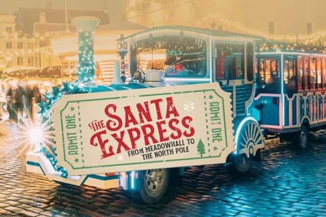 The Santa Express at Meadowhall.