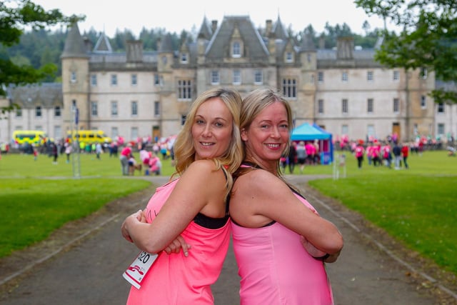 Falkirk Race For Life  2019 in Callendar Park -  Irene and Trudy from Falkirk