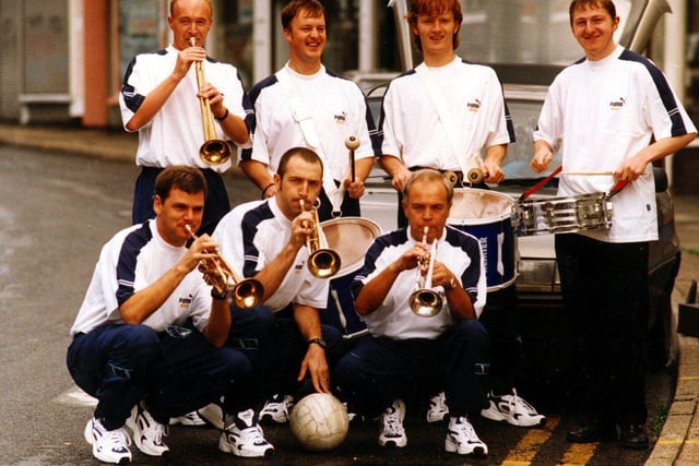 The Sheffield Wednesday Band in October 1997.