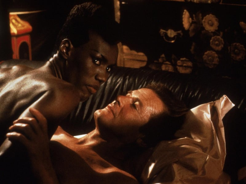 Grace Jones, Roger Moore
A View To A Kill - 1985
Director: John Glen