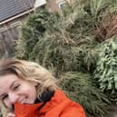 Beth Cole, Bluebell Wood’s Christmas tree recycling project manager
