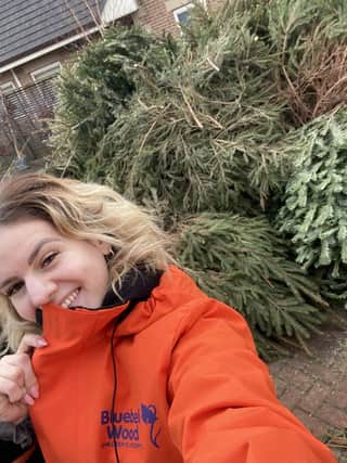 Beth Cole, Bluebell Wood’s Christmas tree recycling project manager
