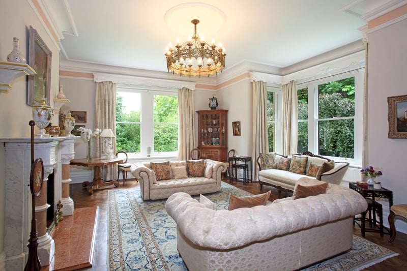 Plenty of room to entertain guests in the sitting room
