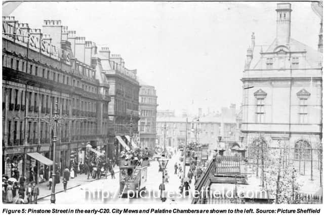 Pinstone Street in the early 20th Century. Picture Sheffield.