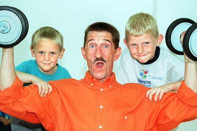 Barry Chuckle opened the Fit Kids at Planet Fitness on St Sepulchre Gate in 1997.