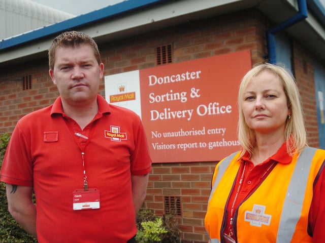 Union bosses spoke out after Royal Mail told staff at the sorting office on Middle Bank, Doncaster, they plan to close, putting 450 jobs at risk in 2010