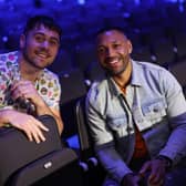 Dave Allen, left, and Kell Brook Pic Mark Robinson Matchroom