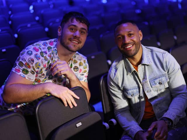 Dave Allen, left, and Kell Brook Pic Mark Robinson Matchroom