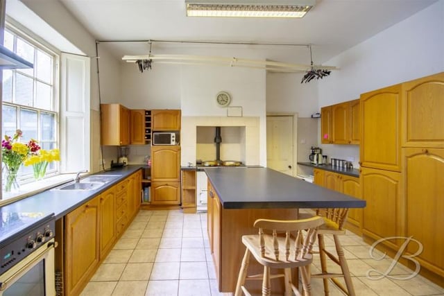 Along with this kitchen there is also a breakfast kitchen, utility room and two store rooms.