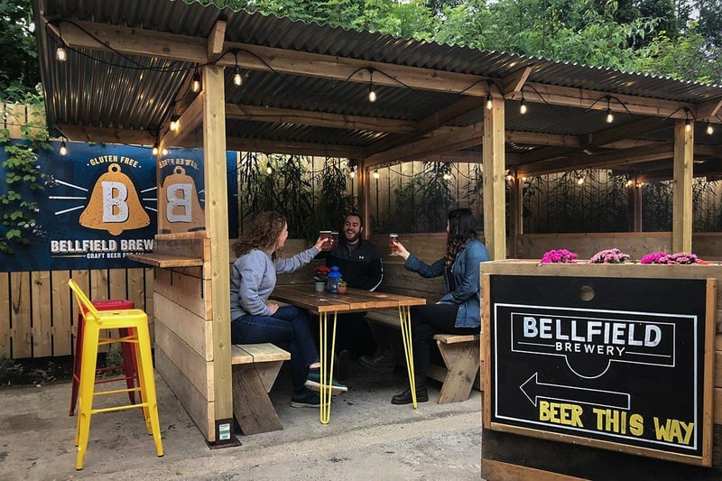 The popular Bellfield Taproom, part of Bellfield Brewery opened on 26 April. Those keen to enjoy a beer but worried about the weather, can rest easy as their beer garden is well covered.