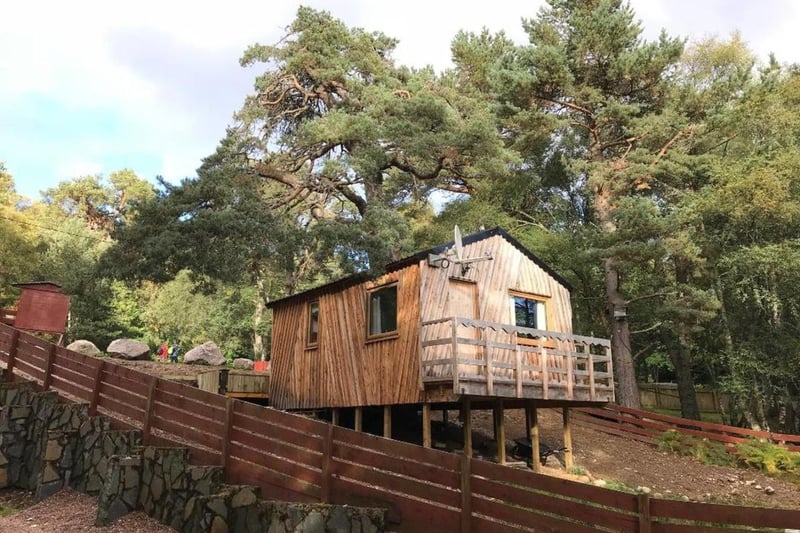 Loch Morlich is another of the Highlands' top swim spots and the Glenmore Treehouse and Pine Marten Bar offers quirky accomodation just a mile from the water.