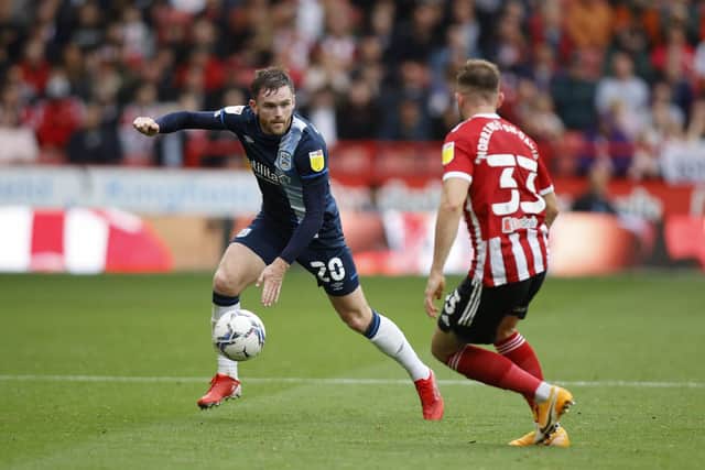 In-form Sheffield United have the chance to chase down another of their Championship play-off rivals when they play Huddersfield Town (photo by William Early/Getty Images).