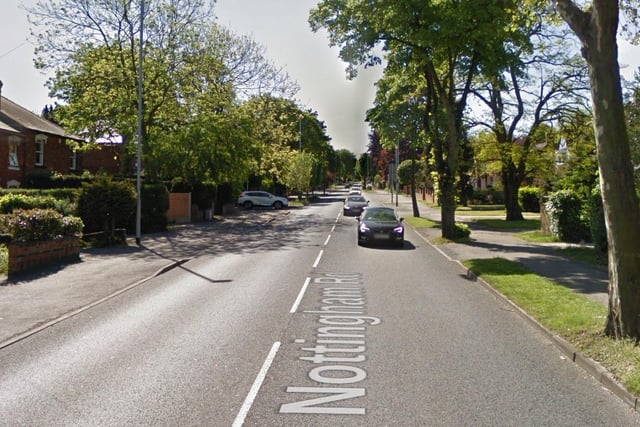 There will be a mobile speed camera stationed on Nottingham Road, Mansfield- 30mph.