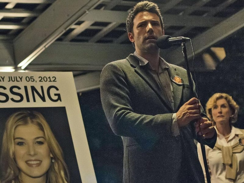 Adapted from the book of the same name, this film begins when Nick (Ben Affleck) arrives home one day to find his wife has gone missing days after it became apparent their marriage was crumbling. When the police begin to question her vanishing act, shocking truths come to light.
