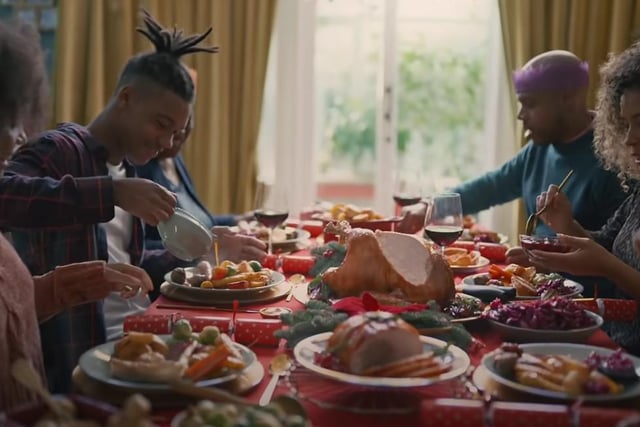 The Morrisons ad displays its wide range of Christmas food on offer, as it shows a delivery driver getting in the Christmas spirit, families dancing and having fun, and shoppers donating to food banks in-store - with the tagline ‘Making Christmas Special’ (Photo: Morrisons)