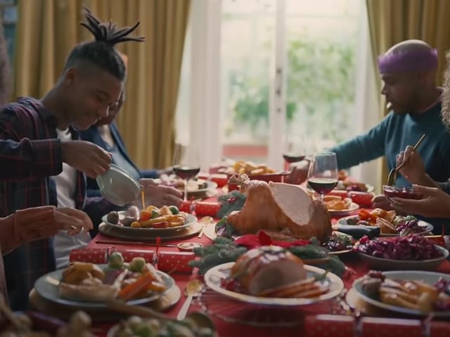 The Morrisons ad displays its wide range of Christmas food on offer, as it shows a delivery driver getting in the Christmas spirit, families dancing and having fun, and shoppers donating to food banks in-store - with the tagline ‘Making Christmas Special’ (Photo: Morrisons)