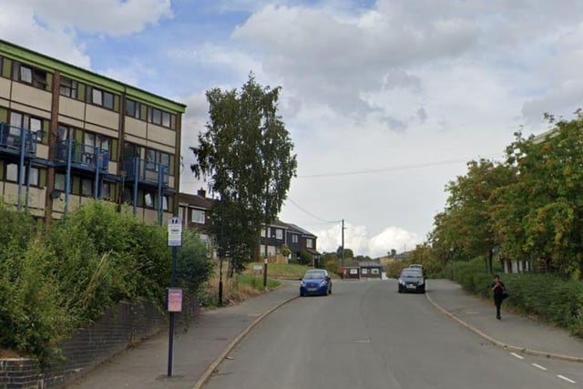 Fox Hill Crescent, Sheffield, was one of four streets where Sheffield City Council awarded compensation during 2022 for injuries or damage to vehicles caused by pavement defects, with the payouts totalling £50,933.12.