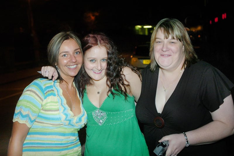 It's 12 years since this photograph was taken. Who recognises the ladies in the picture?