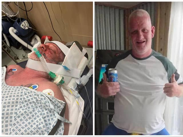 Neil Anderson is in a coma after plunging down an escalator at Doncaster Interchange.