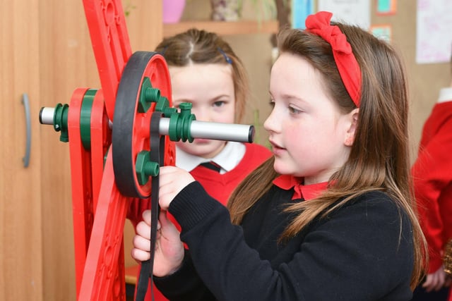 The youngsters were developing their skills in science, technology, engineering and maths